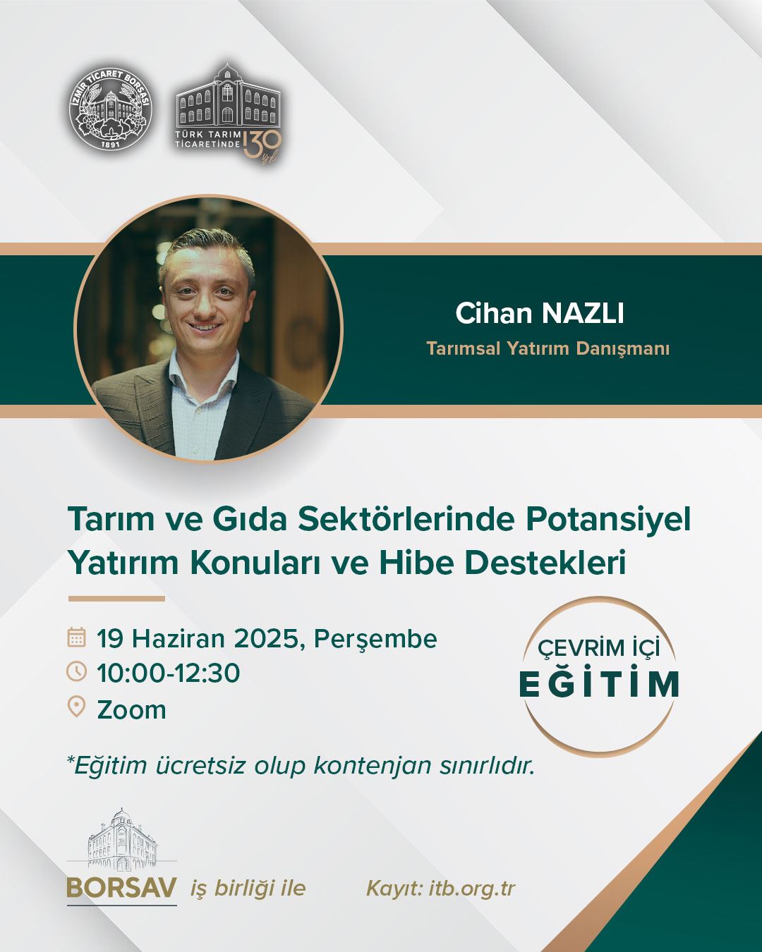Tarım ve Gıda Sektörlerinde Potansiyel Yatırım Konuları ve Hibe Destekleri