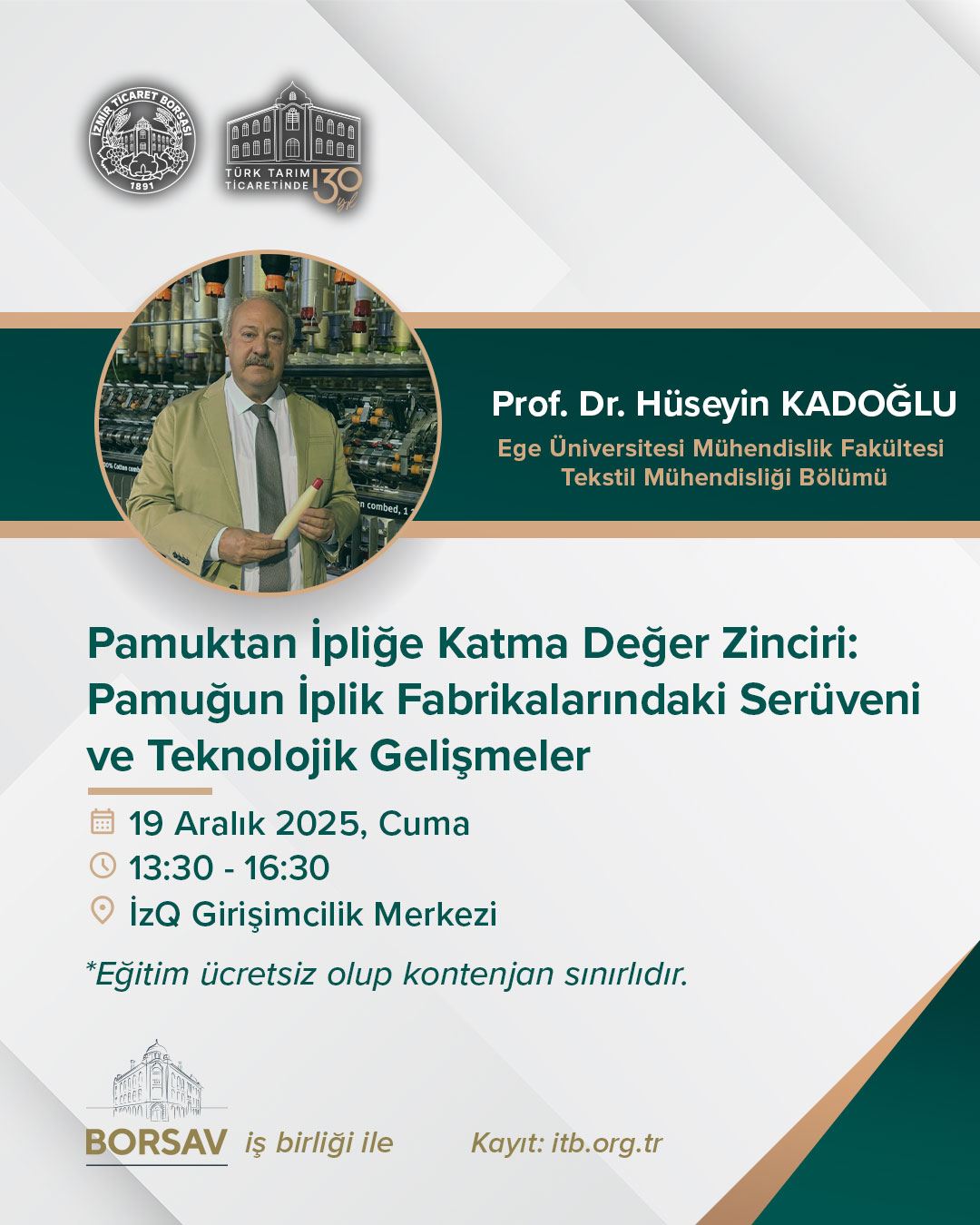 Pamuktan İpliğe Katma Değer Zinciri: Pamuğun İplik Fabrikalarındaki Serüveni ve Teknolojik Gelişmeler