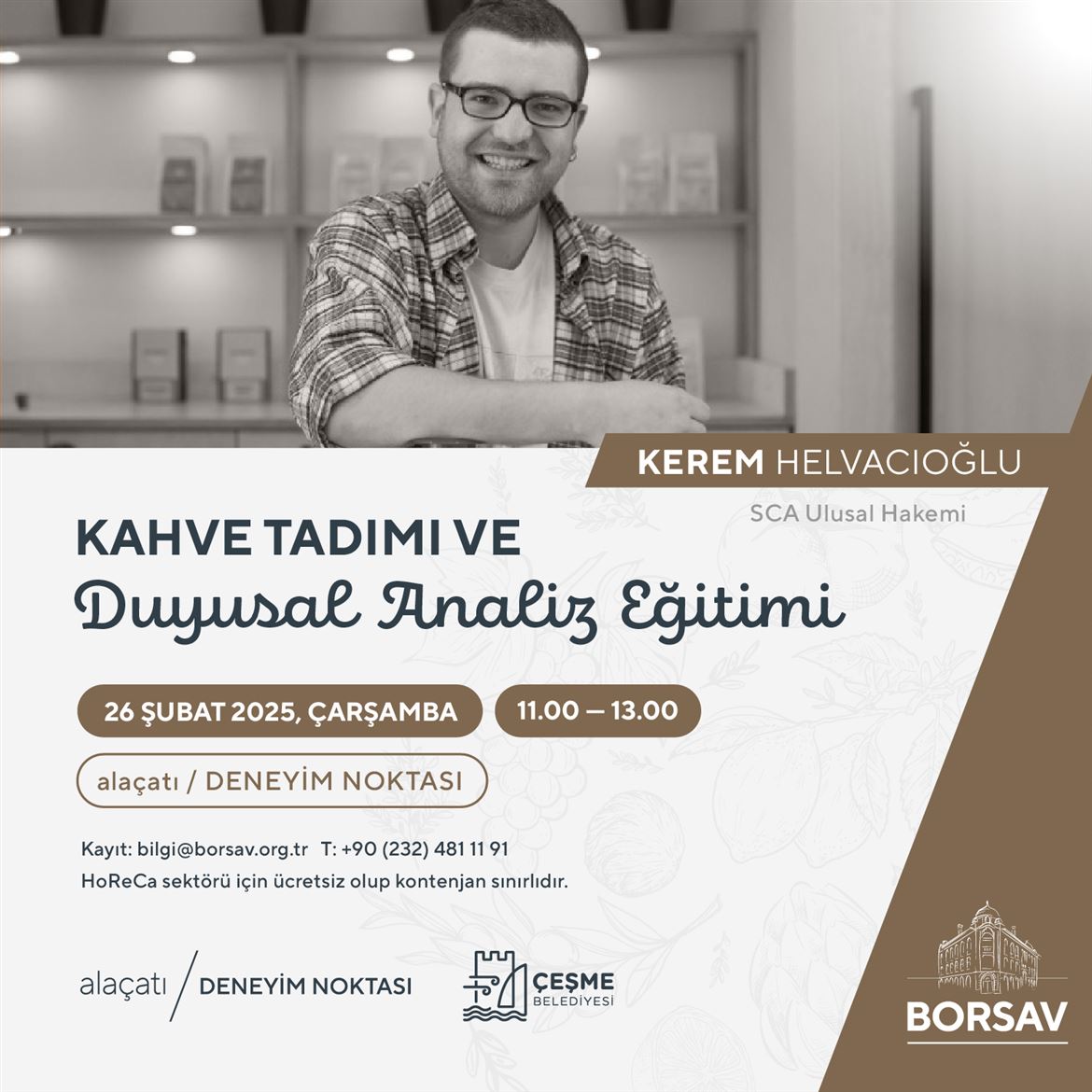 Kahve Tadımı ve Duyusal Analiz Eğitimi