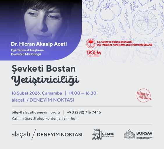 Şevketi Bostan Yetiştiriciliği Eğitimi