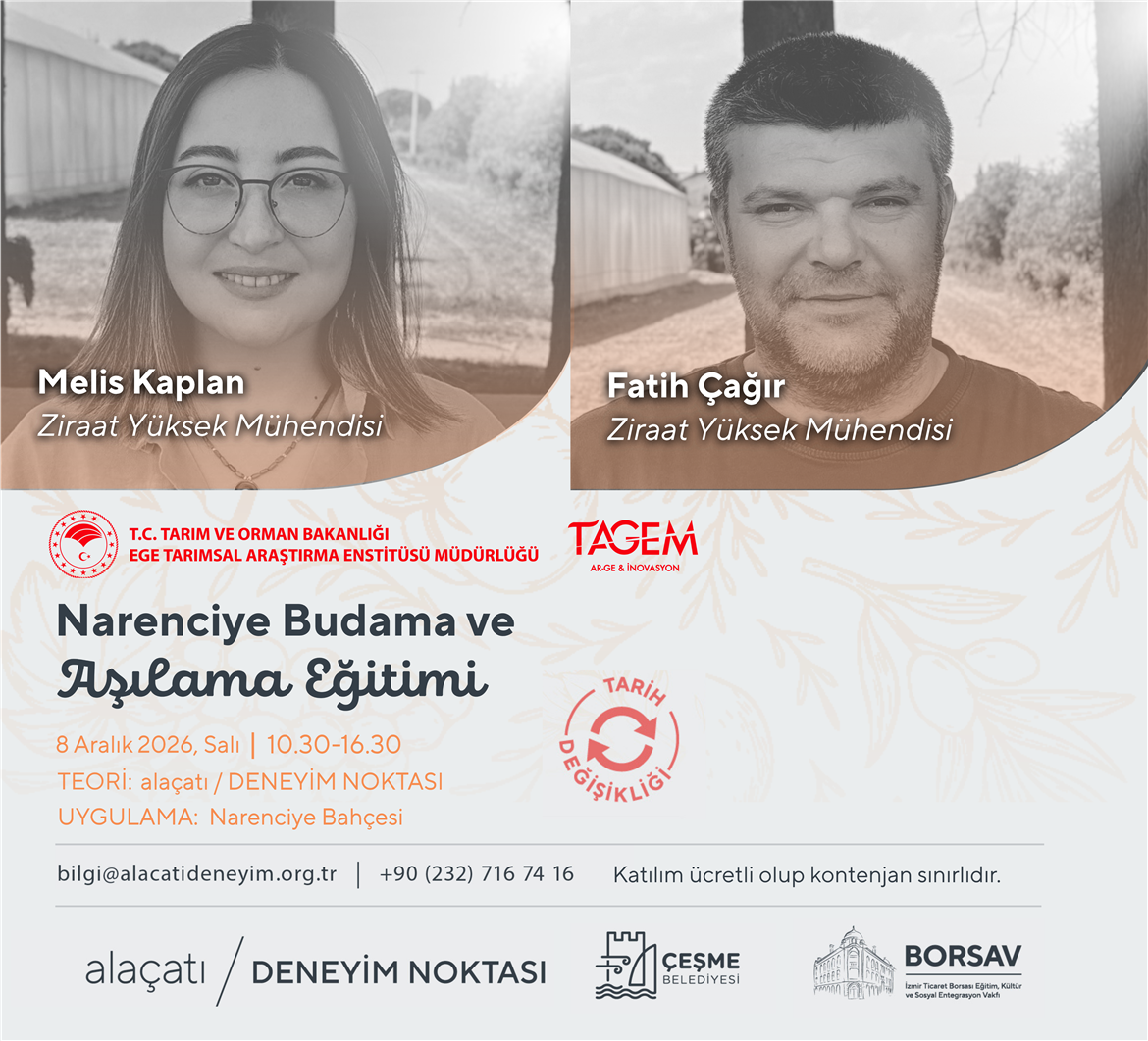 Narenciye Budama ve Aşılama Eğitimi