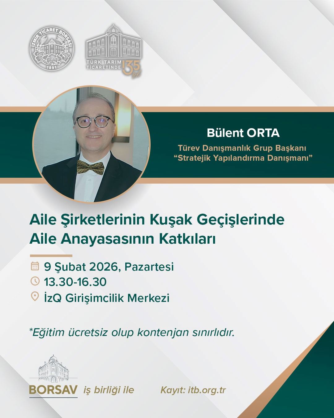 Aile Şirketlerinin Kuşak Geçişlerinde Aile Anayasasının Katkıları Eğitimi