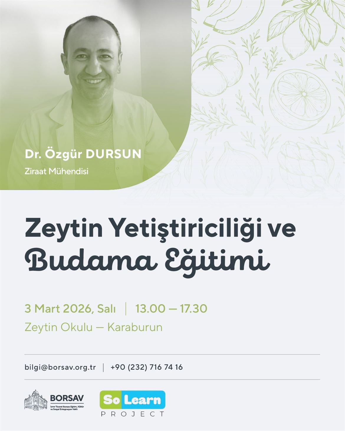 Zeytin Yetiştiriciliği ve Budama Eğitimi