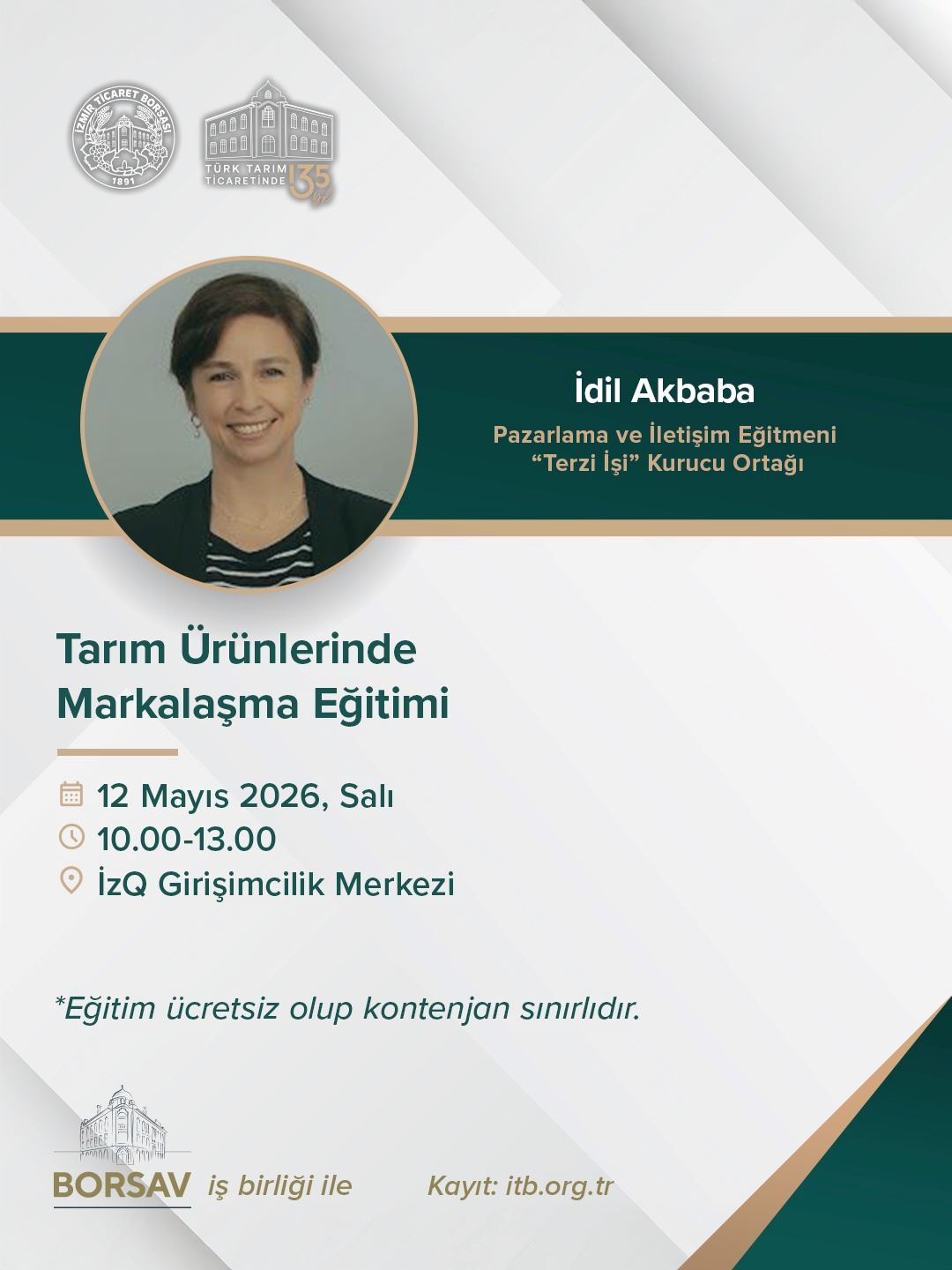Tarım Ürünlerinde Markalaşma Eğitimi