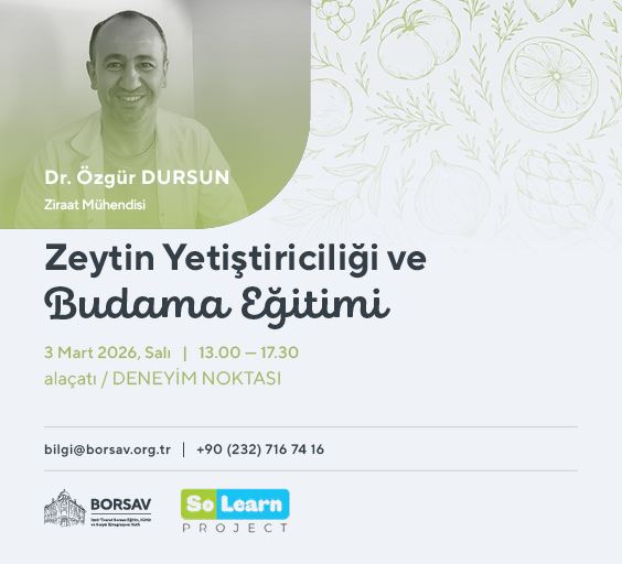 Zeytin Yetiştiriciliği ve Budama Eğitimi