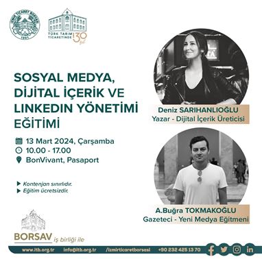 Sosyal Medya, Dijital İçerik ve LinkedIn Yönetimi Eğitimi